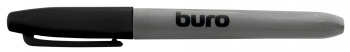 Маркер перманентный черный Buro пулевидный, 2,5мм  1487302