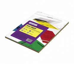 Бумага для оргтехники цветная А4 OfficeSpace deep mix А4, 80г/м2, 100л. (4 цвета) 245198