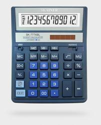 Калькулятор 12 разрядный Skainer 157 x 200 x 32  синий SK-777XBL
