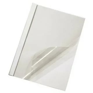 Папка для термопереплета Luxe, 24мм (240листов) 1шт., прозрачная, картон, белая 112-030796