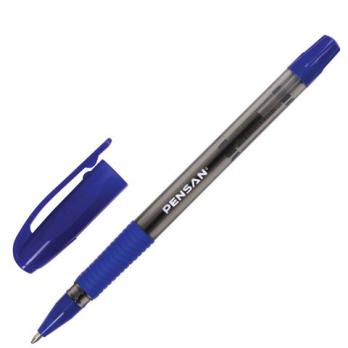 Ручка шариковая синяя Pensan "Sign-Up" 1мм (0,8), масл. основа  2410 143232