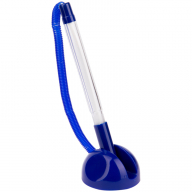 Ручка шариковая синяя настольная OfficeSpace "Reception" 0,7мм., синий корпус  TBbu_16080 254392