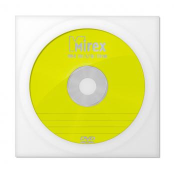 Диск DVD-R Mirex 4.7 Gb, 16x, Бум.конверт (1), (1/600)							