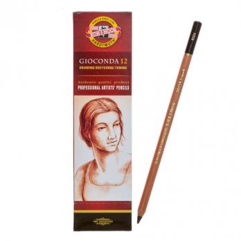 Сепия в карандаше 4.2мм Koh-I-Noor "Gioconda" коричневая, светлая, лаковый корпус, 175мм 8803 129519